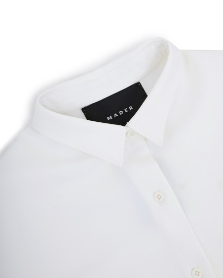 Loose Short Sleeve Shirt - White