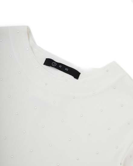 Fitted Tops - White Dots