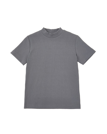 Basic Knit T-Shirt - Grey