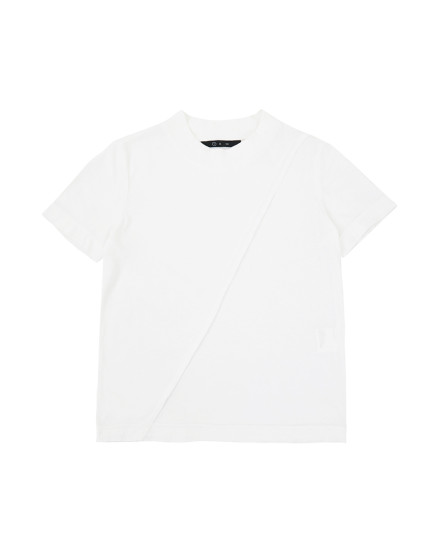 Split Half T-Shirt - White